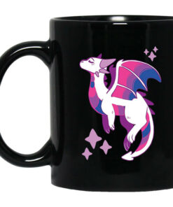 Bi Pride Dragon Mug Shirt Sweatshirt Long Sleeve Hoodie Tank Mug 1