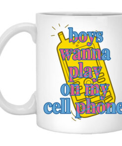 Boy Wanna Play On My Cell Phone Brockhampton White Mug Shirt Sweatshirt Long Sleeve Hoodie Tank Mug 1