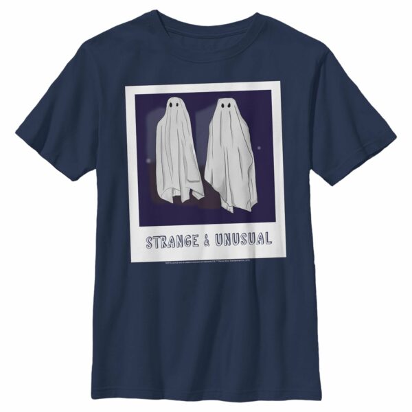 Boy’s Beetlejuice Halloween Strange and Unusual Ghost Photo T-Shirt