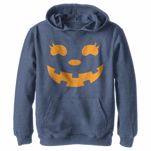 Boy’s CHIN UP Halloween Jack o’ Lantern Face Pull Over Hoodie