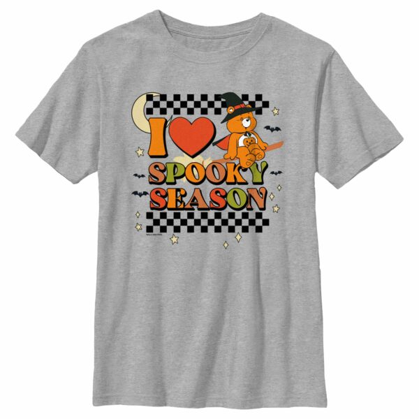 Boy’s Care Bears Halloween Trick-Or-Sweet Bear I Heart Spooky Season T-Shirt