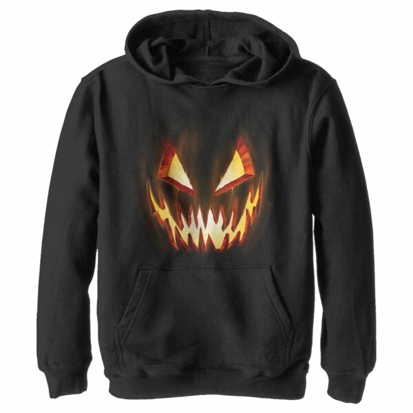 Boy’s Lost Gods Evil Pumpkin Face Pull Over Hoodie