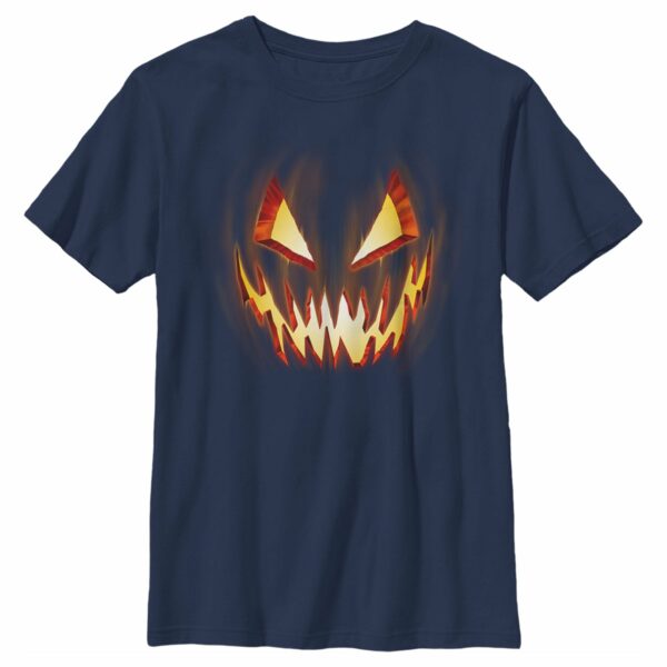 Boy’s Lost Gods Evil Pumpkin Face T-Shirt