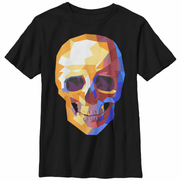 Boy’s Lost Gods Halloween Geometric Skull T-Shirt