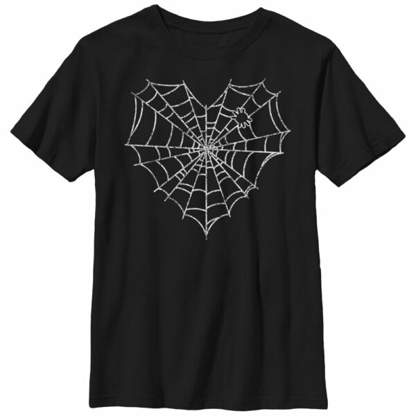 Boy’s Lost Gods Halloween Heart Spider Web T-Shirt