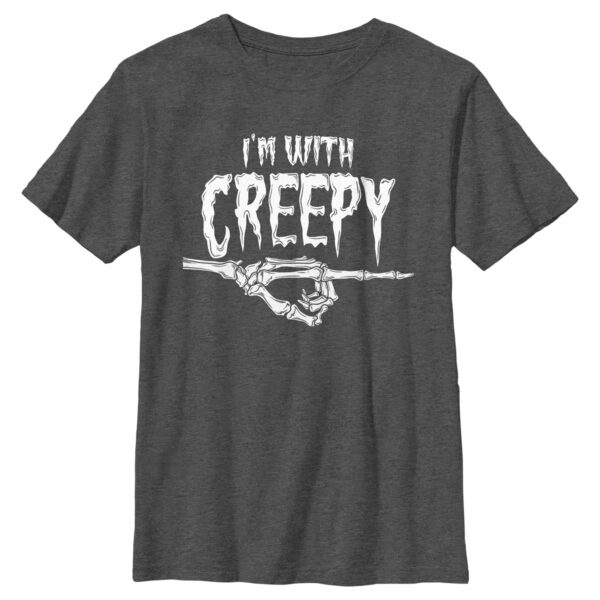 Boy’s Lost Gods Halloween I’m With Creepy T-Shirt