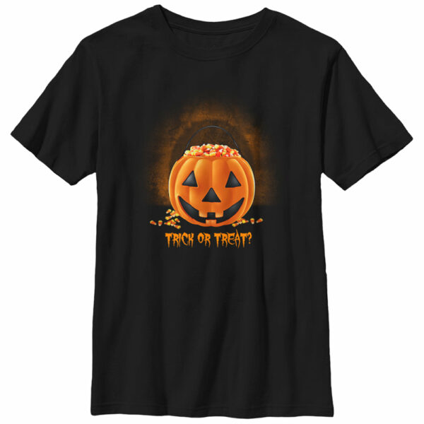 Boy’s Lost Gods Halloween Pumpkin Candy Corn Treat T-Shirt