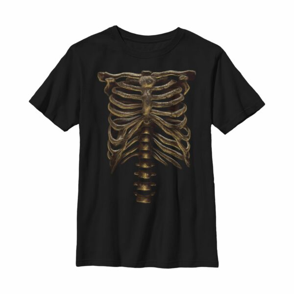 Boy’s Lost Gods Halloween Skeleton Rib Cage T-Shirt