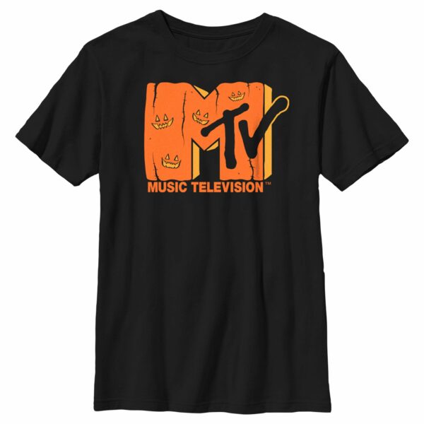 Boy’s MTV Jack-o’-lantern Logo T-Shirt