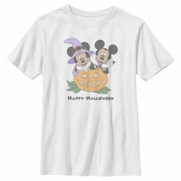 Boy’s Mickey & Friends Halloween Vampire Mickey & Minnie T-Shirt