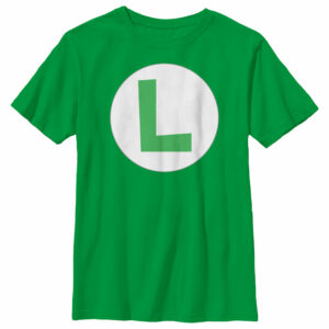 Boy’s Nintendo Luigi Circle Icon T-Shirt