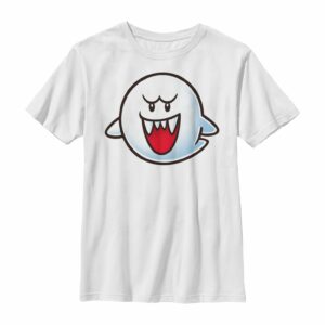 Boy’s Nintendo Mario Boo Ghost Smile T-Shirt