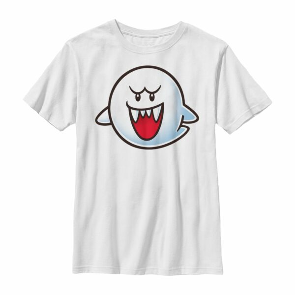 Boy’s Nintendo Mario Boo Ghost Smile T-Shirt