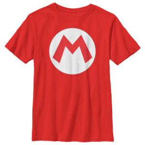 Boy’s Nintendo Mario Circle Icon T-Shirt