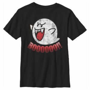 Boy’s Nintendo Retro Boo Ghost T-Shirt