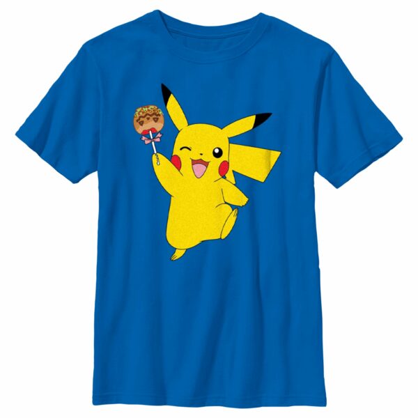 Boy’s Pokemon Halloween Pikachu Caramel Apple T-Shirt