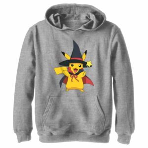 Boy’s Pokemon Halloween Pikachu Magic Wand Pull Over Hoodie