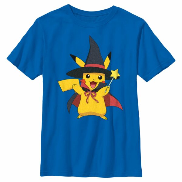 Boy’s Pokemon Halloween Pikachu Witch Costume T-Shirt