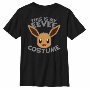 Boy’s Pokemon Halloween This is my Eevee Costume T-Shirt