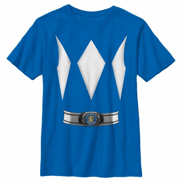 Boy’s Power Rangers Blue Ranger Costume Tee T-Shirt