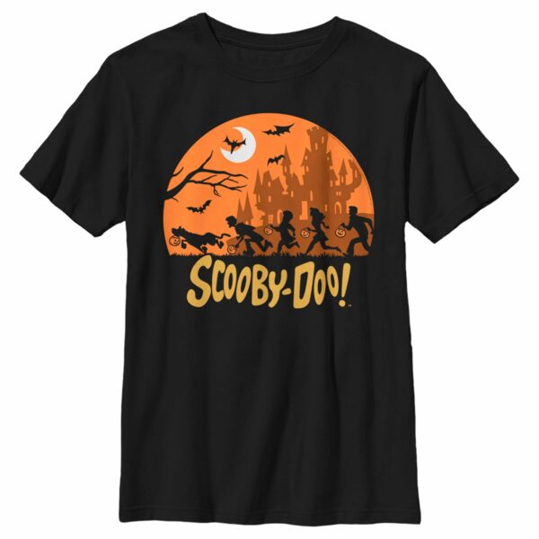 Boy’s Scooby Doo Moon Silhouette Chase T-Shirt