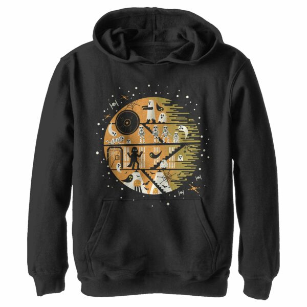 Boy’s Star Wars Hallloween Death Star Pull Over Hoodie