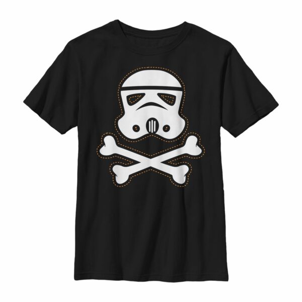 Boy’s Star Wars Halloween Stormtrooper Crossbones T-Shirt