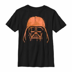 Boy’s Star Wars Halloween Vader Helmet Spray-Paint T-Shirt