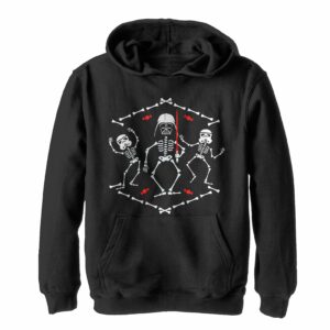 Boy’s Star Wars Halloween Vader Skeleton Dance Pull Over Hoodie