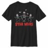 Boy’s Star Wars Halloween Vader Skeletons T-Shirt