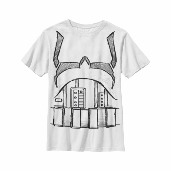 Boy’s Star Wars Stormtrooper Cartoon Costume T-Shirt