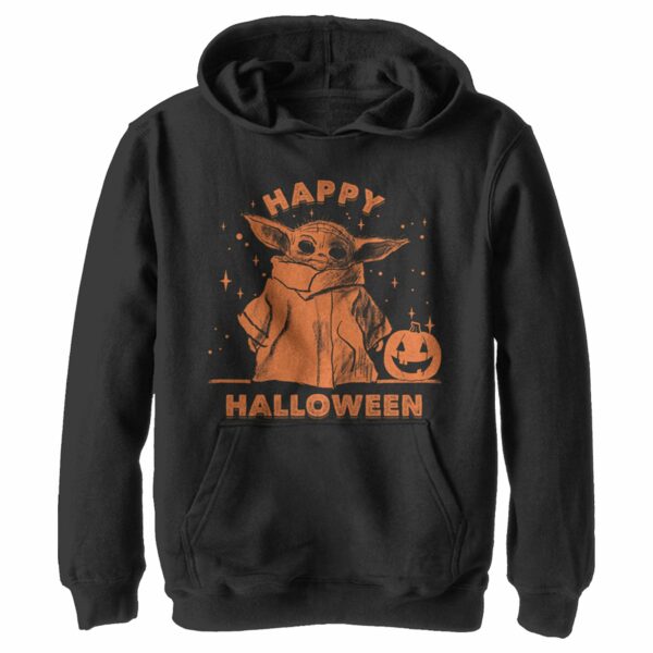 Boy’s Star Wars The Mandalorian Grogu Trick or Treat Pull Over Hoodie