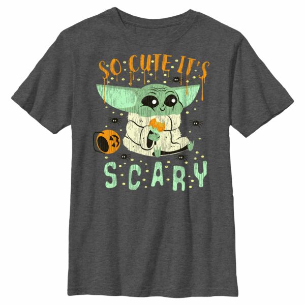 Boy’s Star Wars The Mandalorian Halloween So Cute It’s Scary T-Shirt