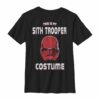 Boy’s Star Wars The Rise of Skywalker Halloween Sith Trooper Costume T-Shirt