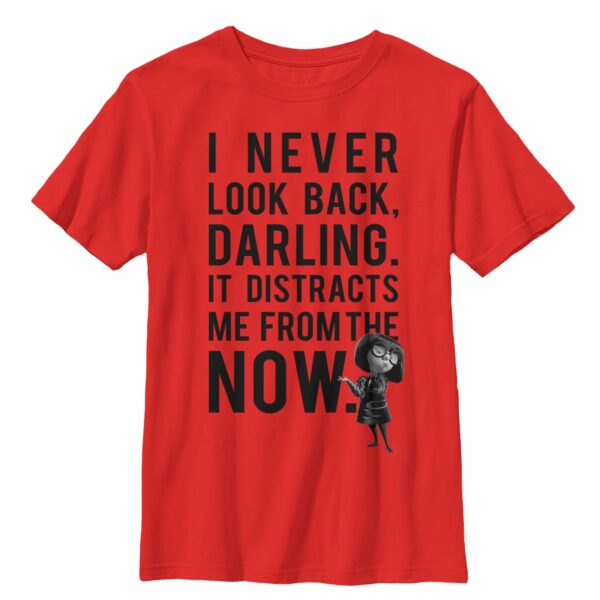 Boy’s The Incredibles Edna Mode Never Look Back T-Shirt