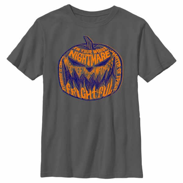 Boy’s The Nightmare Before Christmas Pumpkin King Script T-Shirt