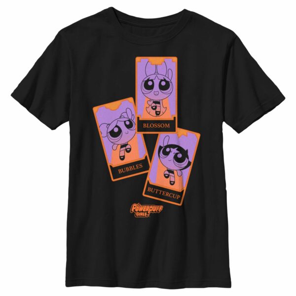 Boy’s The Powerpuff Girls Halloween Tarot Cards T-Shirt