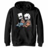 Boy’s The Simpsons Skeleton Bart and Lisa Pull Over Hoodie