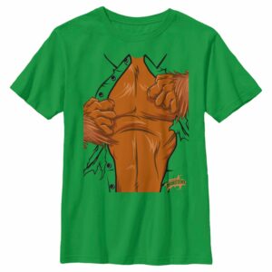 Boy’s Universal Monsters Halloween Ripped Chest Costume T-Shirt