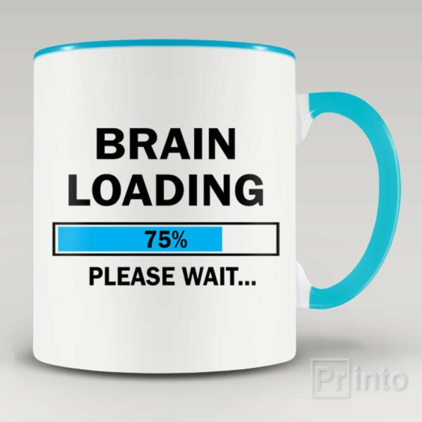 Brain loading. Please wait mug