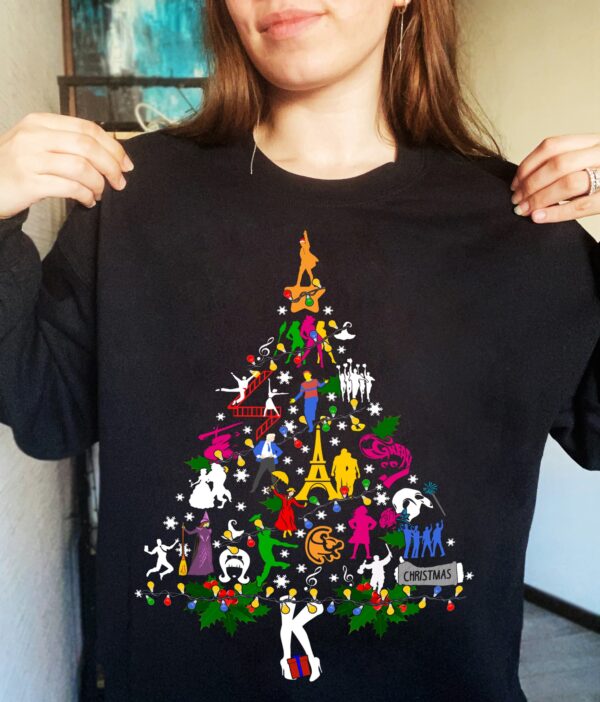 Broadway Ugly Christmas Tree Sweatshirt