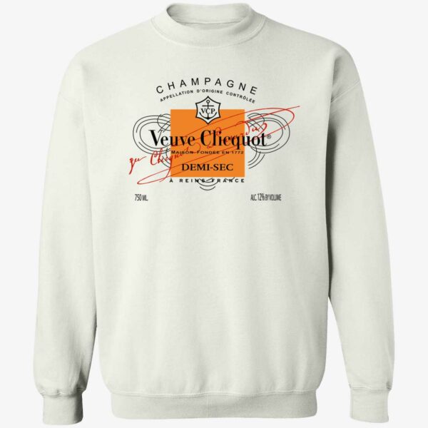 Champagne Veuve Rose Sweatshirt