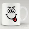 Crazy smile mug