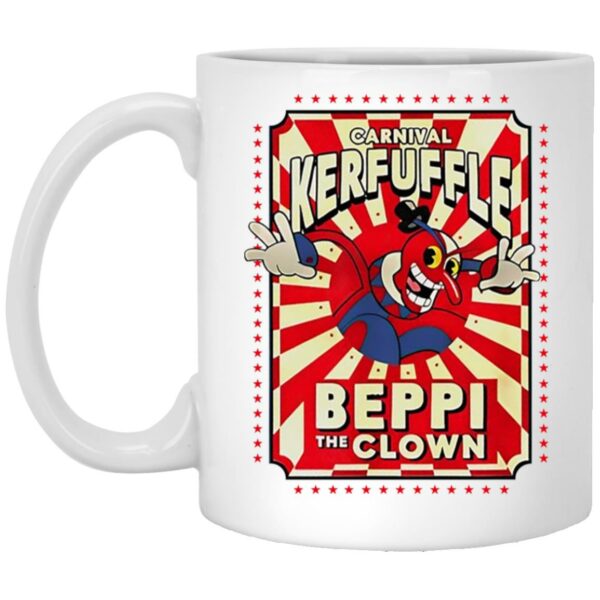 Cuphead Carnival Kerfuffle Beppi The Clown Vintage Poster Mug Shirt Sweatshirt Long Sleeve Hoodie Tank Mug