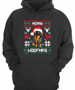 Dachshund Merry Woofmas Sweatshirt 2
