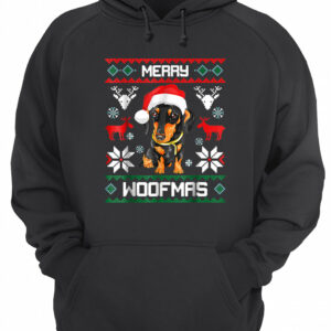 Dachshund Merry Woofmas Sweatshirt