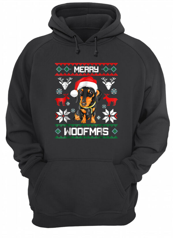 Dachshund Merry Woofmas Sweatshirt