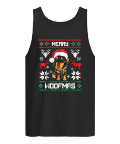 Dachshund Merry Woofmas Sweatshirt 4