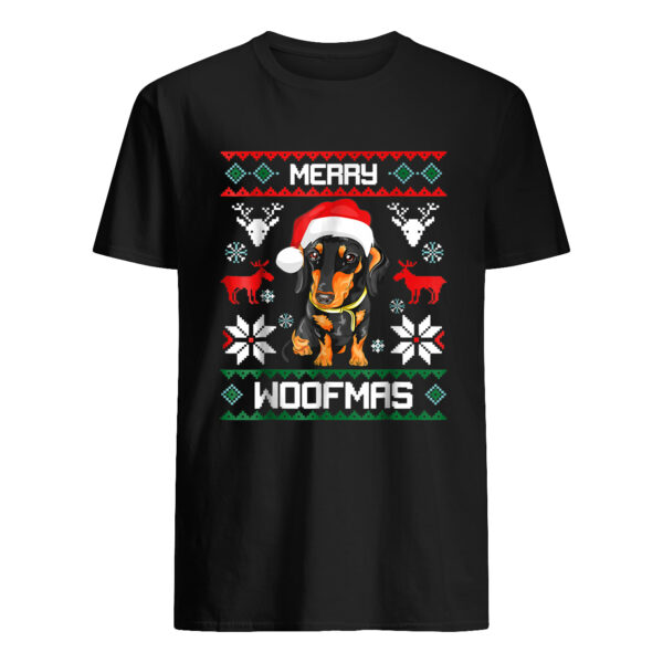 Dachshund Merry Woofmas Sweatshirt