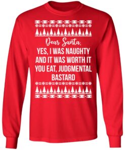 Dear Santa Yes I Was Naughty And It Was Worth It Christmas Sweater 4